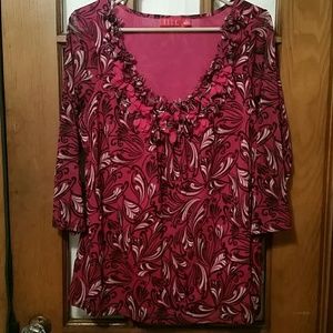 ELLE Size OX Womens Top